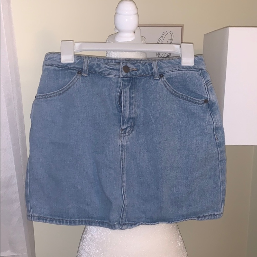 Denim Mini Skirt
